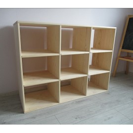 Стеллаж "Реккорд-1" из массива сосны