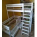 Угловая кровать "Домовенок-Люкс" со съемной лестницей
