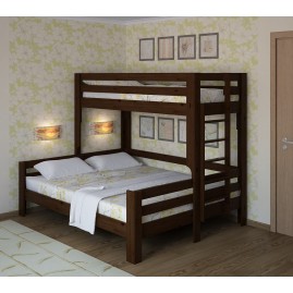 Кровать трёхспальная "Тетрис"