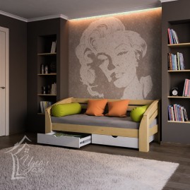 Кровать "Флэшка-Люкс" с ящиками на направляющих