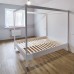 Двуспальная кровать "Интрига" со стойками под балдахин