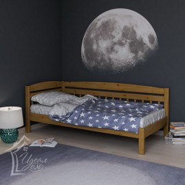 Односпальная кровать "Славянка-3", массив сосны