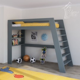 Деревянная кровать-чердак "Эверест"