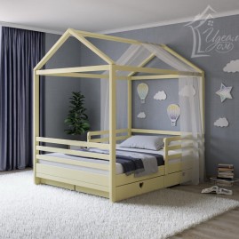 Кровать для двоих детей «Домик-Макси» 