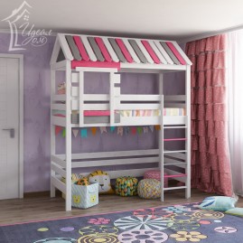 Кровать-чердак "Теремок" 