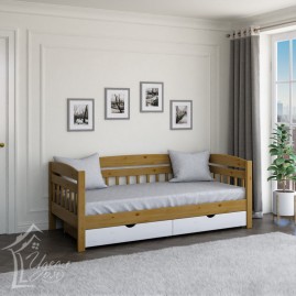 Кровать односпальная "Славянка-2" с шуфлядками