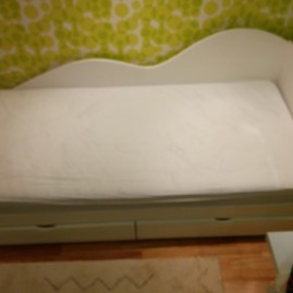 Односпальная кровать с ящиками "Волна"