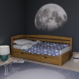 Односпальная кровать "Славянка-3" с ящиками 