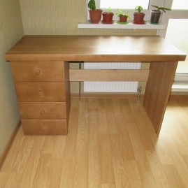 Стол однотумбовый "Лидер", сосна