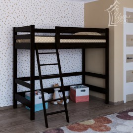 Кровать-чердак "Пилот со съемной лестницей"