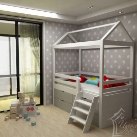 Кровать односпальная "Домик-2"